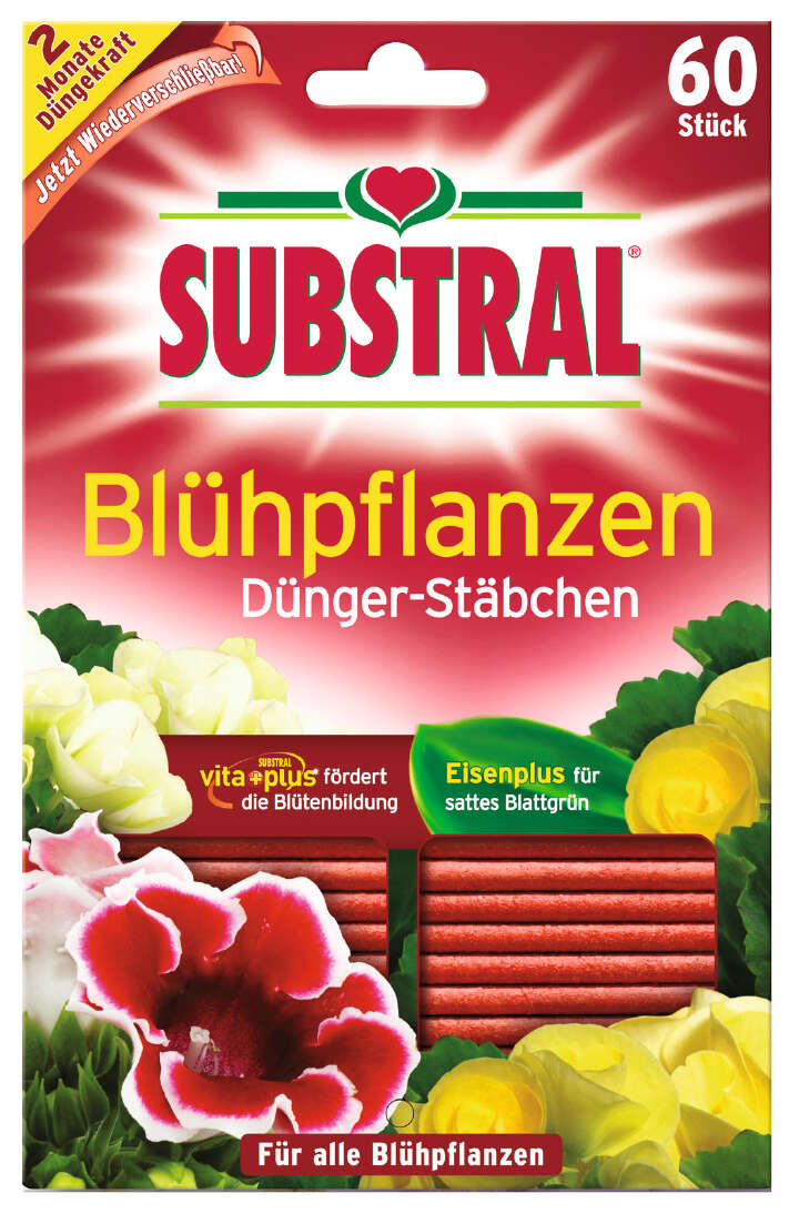 SUBSTRAL Dünger-Stäbchen für Blühpflanzen